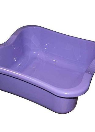 Таз пл. 10л п/п прямокутний лаванда л-1054 тм полімерагро