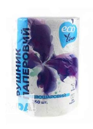 Полотенца бумажные джамбо, 1шт тм eco line