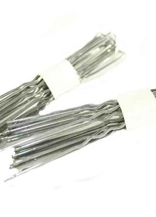 Шпильки для волосся 6см 10шт сріблясті тм китай