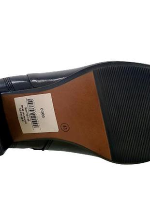 Демисезонные женские кожаные ботильоны ботинки s.oliver 25343 черного цвета5 фото