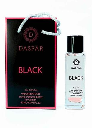 Парфюмированная вода для женщин 60 мл black тм daspar