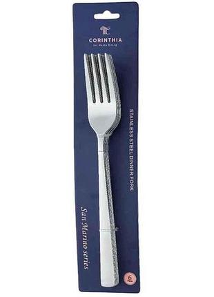 Виделка столова 6шт ct51-df6 san marino тм corinthia
