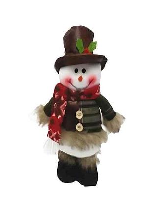Фігура новорічна snowman 33/40см m17268 тм stenson
