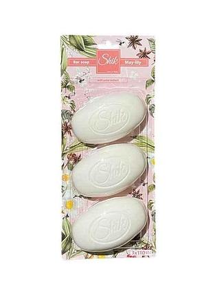 Мыло 3х110 г на планшете (конвалия) тм шик