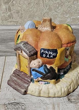 Винтажная копилка'80х pumpkin bar/house piggy bank.