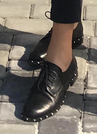 Шкіряні черевики естро