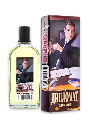 Одеколон дипломат (футляр) 75 мл тм аромат