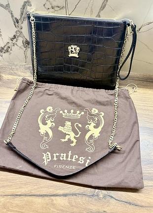 Сумка pratesi шкіряна