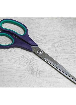 Ножницы с зеленой ручкой no8 (длина лезвия 8.5см) тм china