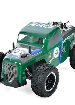 Машина 21см зеленый р/у 2.4g аккумулятор 1:18 fk818 тм metr