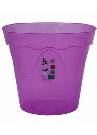 Кашпо 2,8л магнолия сиреневый тм эталон-с