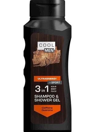Гель-шампунь ultraenergy 400мл тм cool men