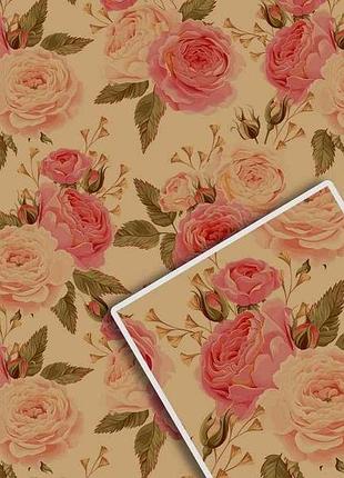 Папір подарунковий крафт 50*70см (10л/уп) №1008бр тм упаковкин