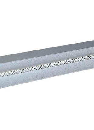 Карниз алюмінієвий 2-рядний пофарб з молдингом античне золото 2,5м тм кардинал