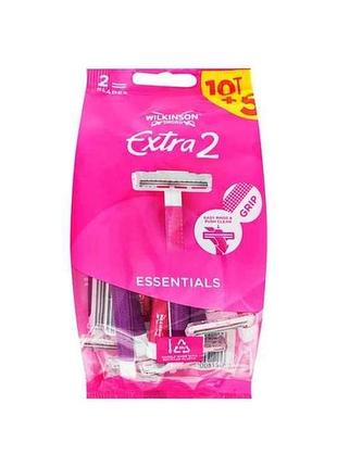 Бритва одноразовая 105шт extra2 beauty 2лезвия тм wilkinson sword