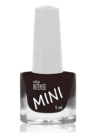 Лак для ногтей mini 039 (np-16) темно коричневый 5ml тм colour intense