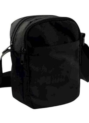 Сумка мужская черная 20*14*9см арт.lda-08-8 оксфорд 1000d тм украина