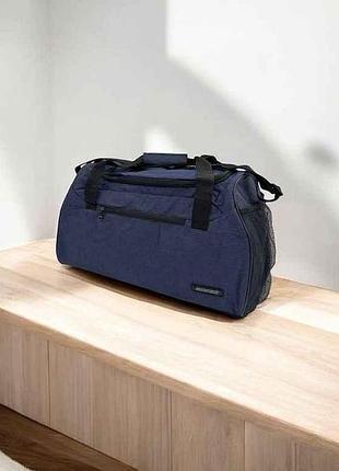 Сумка дорожна 30*25*50см синій adventurer м.362-6 плащівка тм sp