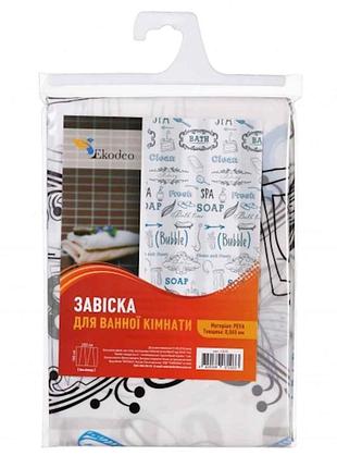 Штора для ванной 180*200см пэва арт.l505 тм volver