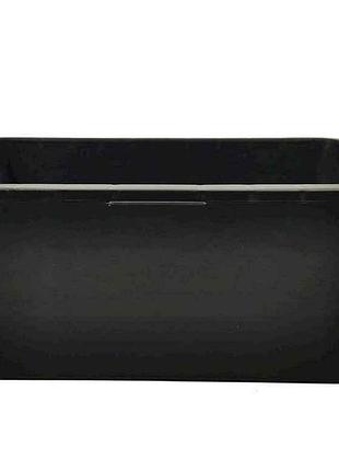 Таз пл. будівельний 60л чорний прямокутний (прогумований) тм kavor