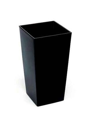 Горшок для цветов 2,5 л 531 финзия 140*140 04 черный с вкладом тм lamela