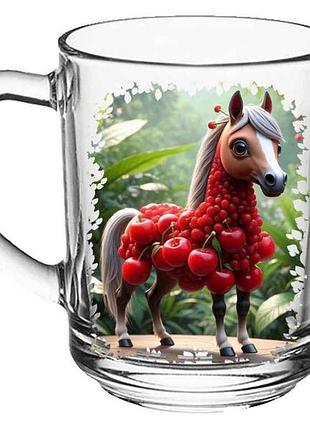 Чашка 250мл green tea 250мл кiнь-вишня тм farglass