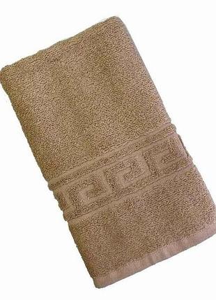 Полотенце 35х60 450г/м2 махровый greek бежевое тм идеал текстиль