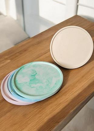 Гипсовая подставка «pastel harmony» - стильный акцент для вашего пространства, черный