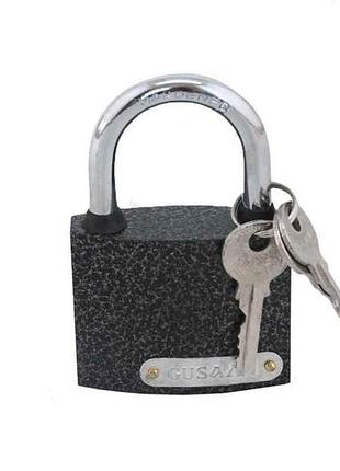 Замок навесной 50мм серый 16-01-002 (а32612) тм fzb