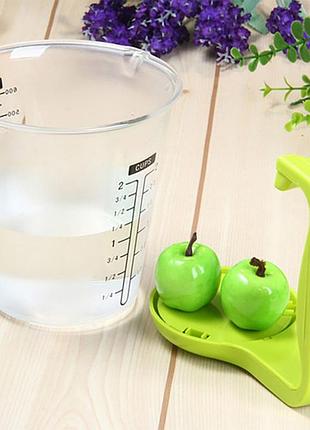 Весы кухонные с мерным стакан digital scale with measuring cup (600 ds) салатовый