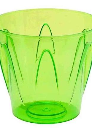 Кашпо 2л аркада 164мм салатовый флюор. тм еталон-с