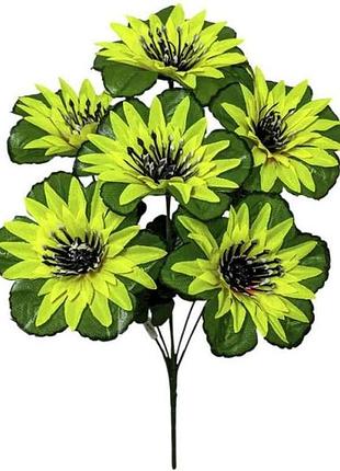 Букет лотоси h-35см 6 бут. шовк арт.7168 тм китай