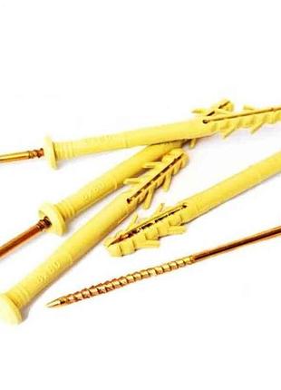 Дюбель быстрого монтажа 8*45 потай (100 шт/уп) тм wave