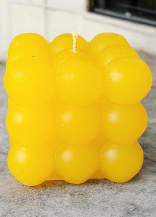 Свеча «bubble cube» - акцент в вашем интерьере с ароматом хлопок