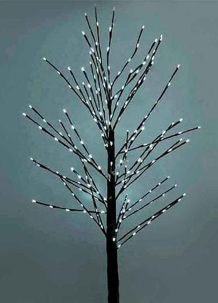 Дерево 225led высота 1,5м. ствол коричневый, белый 1891-03 тм китай