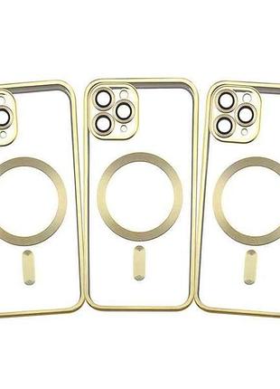 Накладка magsafe matte iphone full camera для 15 gold тм gerlax