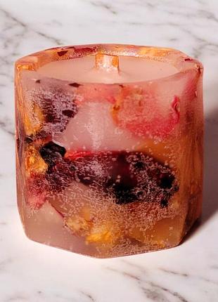 «троянда провансу» - натуральне тепло з дерев'яним гнітом, з ароматом апельсин