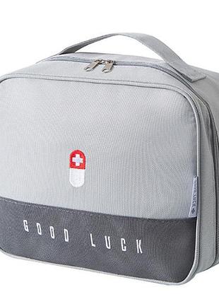 Аптечка першої допомоги портативна аптечка органайзер для зберігання ліків для дому дорожня туристична