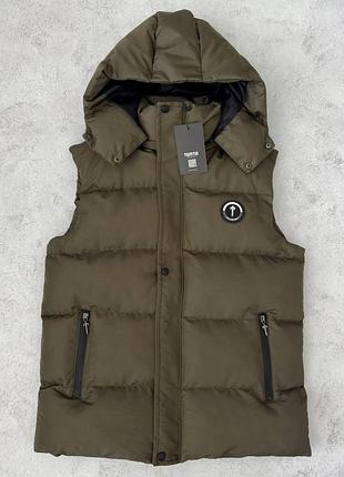 Жилет trap капюшон хаки