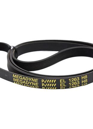 Ремень 1263 h8 el black (megadyne el 1263 h8)