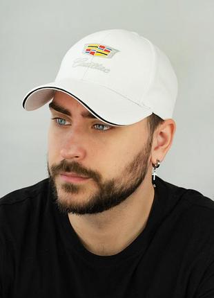 Бейсболка мужская «cadillac» (1688), белый