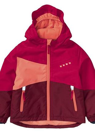 Термо-куртка лыжная мембранная (3000мм) для девочки lupilu bionic-finish® eco 427318 110-116 см (4-6 years) красный