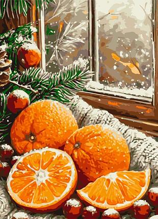 Картина за номерами цитрусовий аромат lw 3548