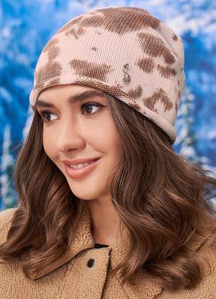 Шапка «лирида тай-дай», коричневый