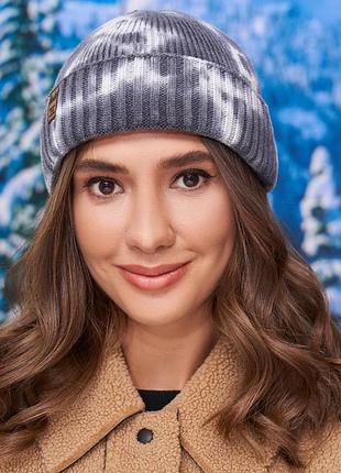 Шапка «окленд тай-дай», графит