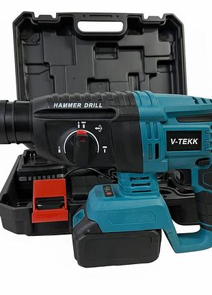 V-tekk дрель-перфоратор аккумуляторный 2 в 1 | ударный беспроводной инструмент 18 в с литий-ионным аккумулятором