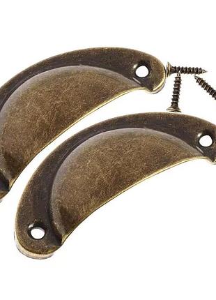 Ручка меблева ретро (колір — бронза) 2 шт. арт. 06616