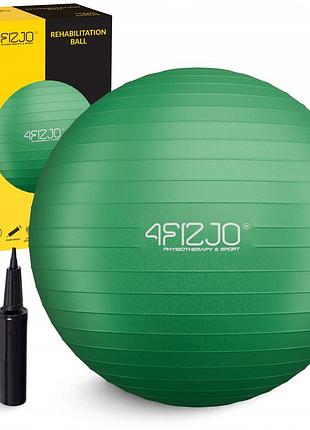 Мяч для фитнеса (фитбол) 4fizjo 55 см anti-burst green (p-5907739316264)