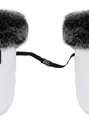 Рукавицы bair northmuff white swan белый