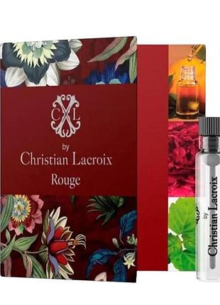 Пробный образец парфюмерной воды avon christian lacroix rouge, 0,6 мл (158511341)